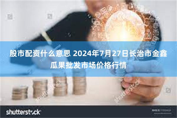 股市配资什么意思 2024年7月27日长治市金鑫瓜果批发市场价格行情